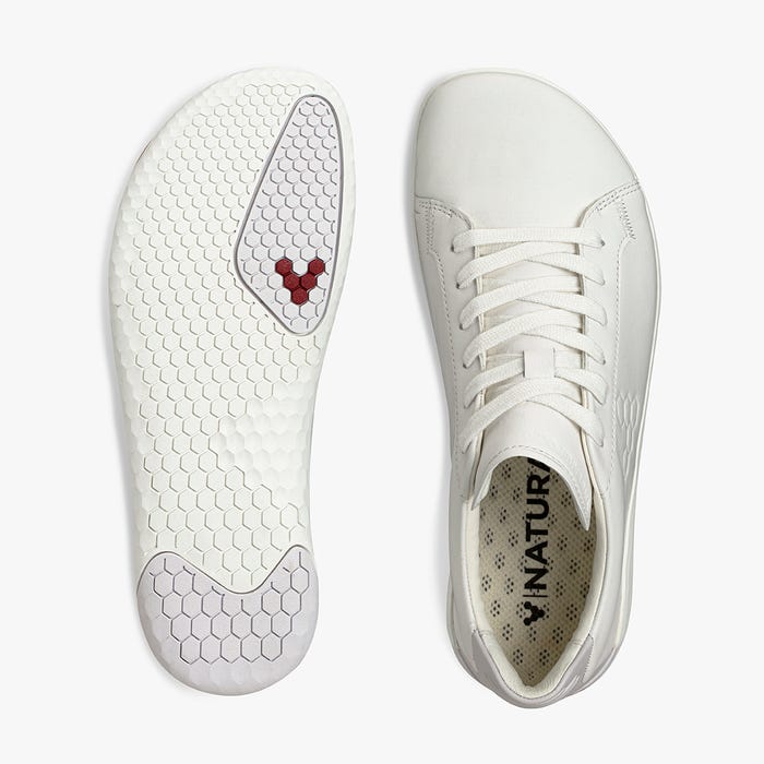 Vivobarefoot Geo Court Vrijetijdsschoenen Heren Wit | Nederland 0077NWYB